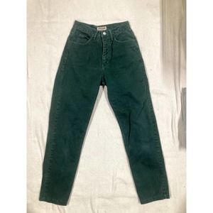 VTG Guess Emerald Green Boot Cut High Rise Jeans